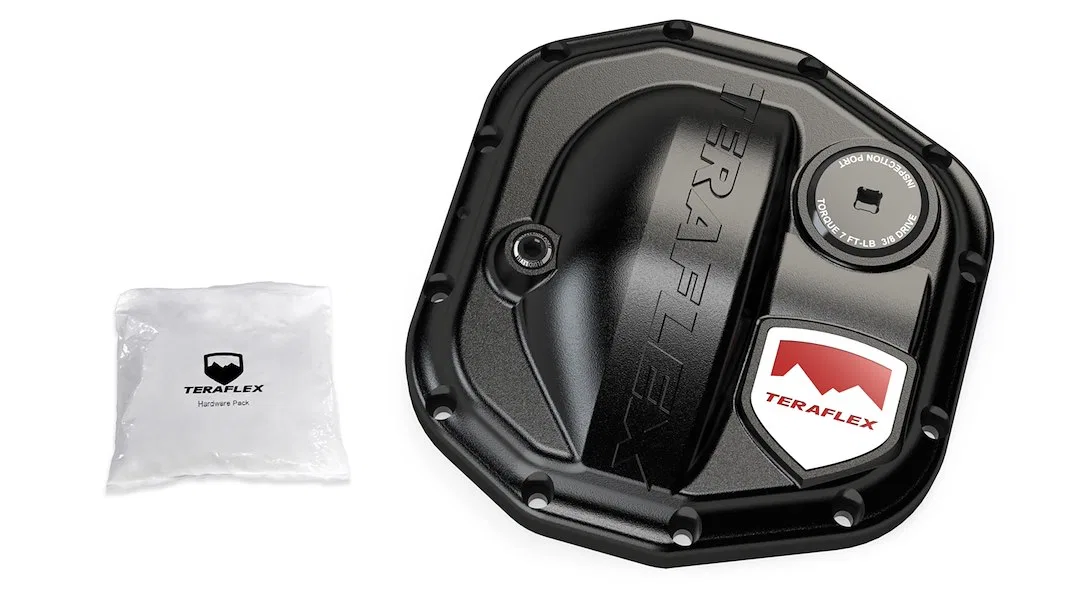 3990745 – TERAFLEX Differential Cover, DANA 44 AdvanTEK M220 Axle 12 Bolt Without Girdle With Fill Plug With Drain Pl...